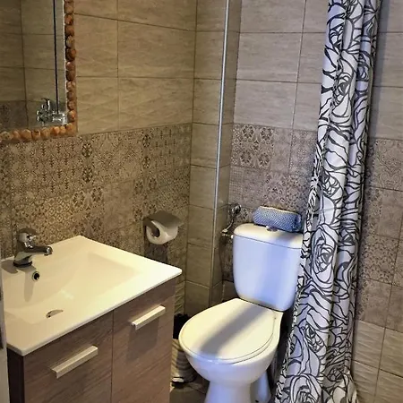 招待所 In Studio - For 4 People In Limenaria, Only Five Minutes Away From Center 利迈纳里亚